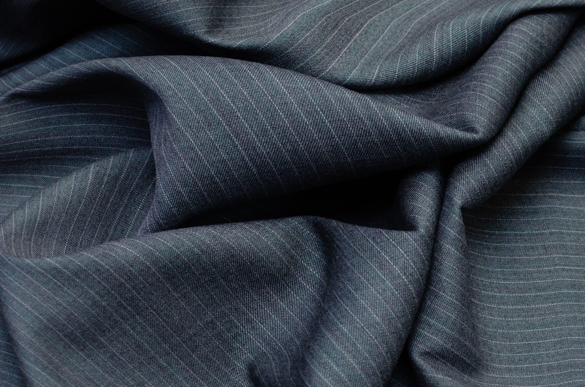 Hydra double-breasted — Wool flannel · Structured shoulder